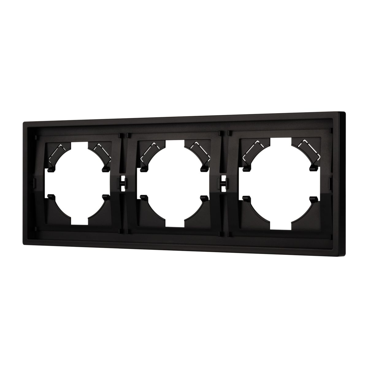Рамка пластиковая на 3 поста Arlight FRM-TENDO-PL-3-BK 053844 в Санкт-Петербурге