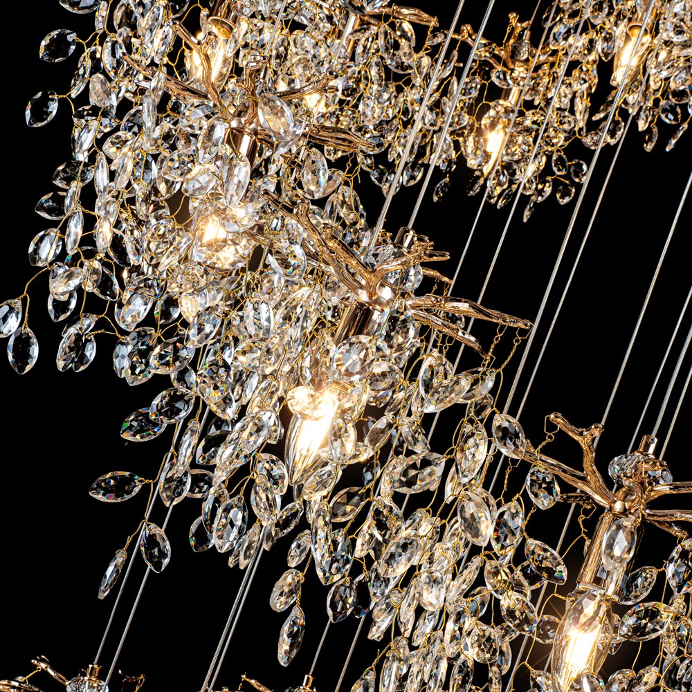 Каскадная люстра Modelux ML.6555.25 GD в Санкт-Петербурге