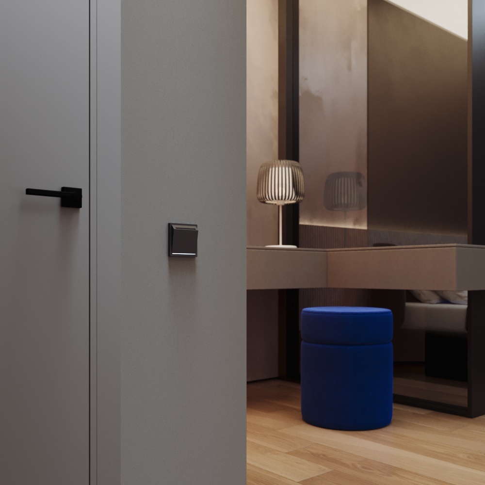 Выключатель встраиваемый Voltum S70 карточный 16А, (графит) VLS010707 в #REGION_NAME_DECLINE_PP#