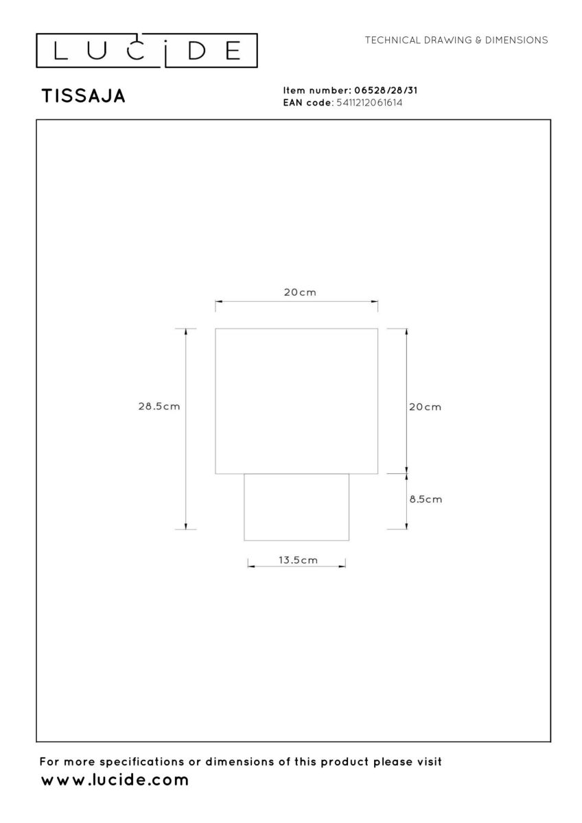 Настольная лампа Lucide Tissaja 06528/28/31 в #REGION_NAME_DECLINE_PP#