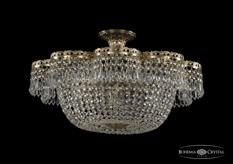 Люстра на штанге Bohemia Ivele Crystal 19311/55JB G в Санкт-Петербурге