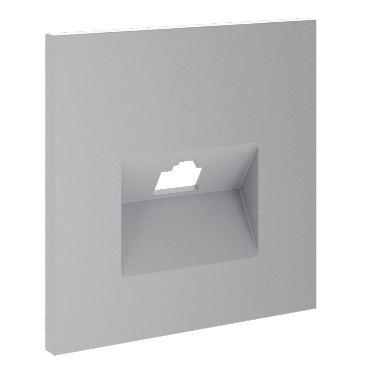 Накладка для розетки компьютерной RJ45 кат.6 Voltum S70 (серый) VLS001316 в #REGION_NAME_DECLINE_PP#
