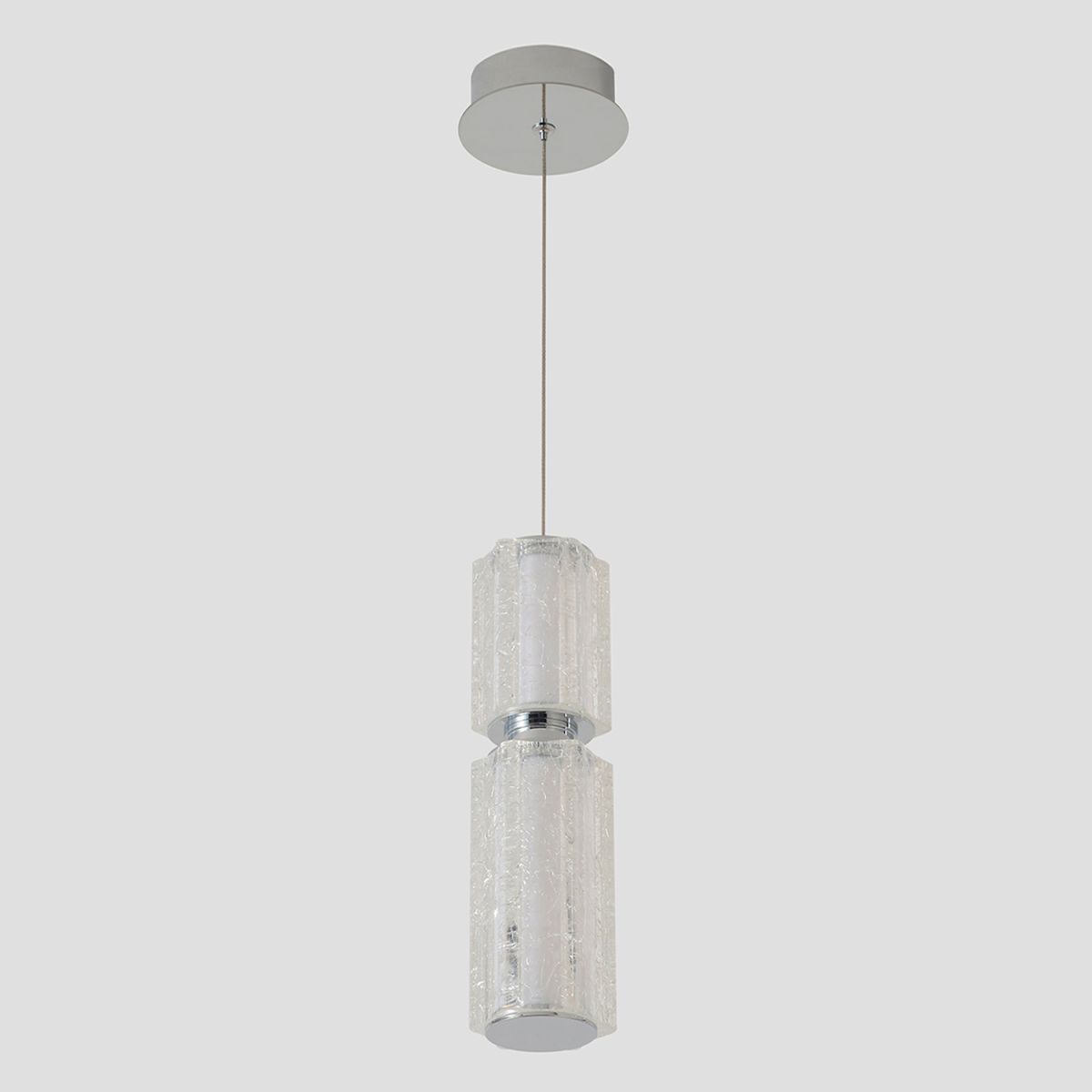 Подвесной светильник Crystal Lux ANTIQUE SP23W LED CHROME в Санкт-Петербурге