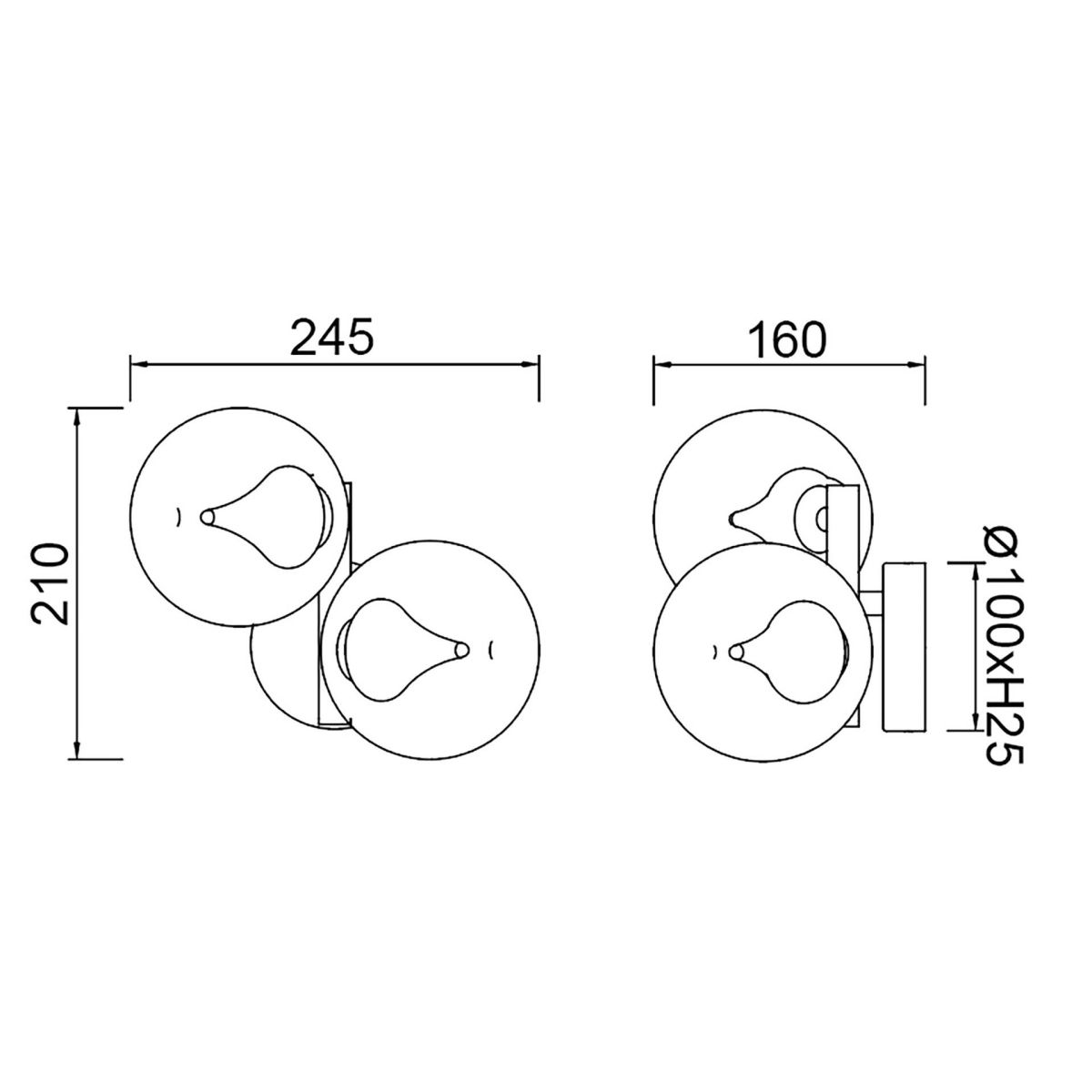 Бра Mantra Andromeda 9554 в Санкт-Петербурге