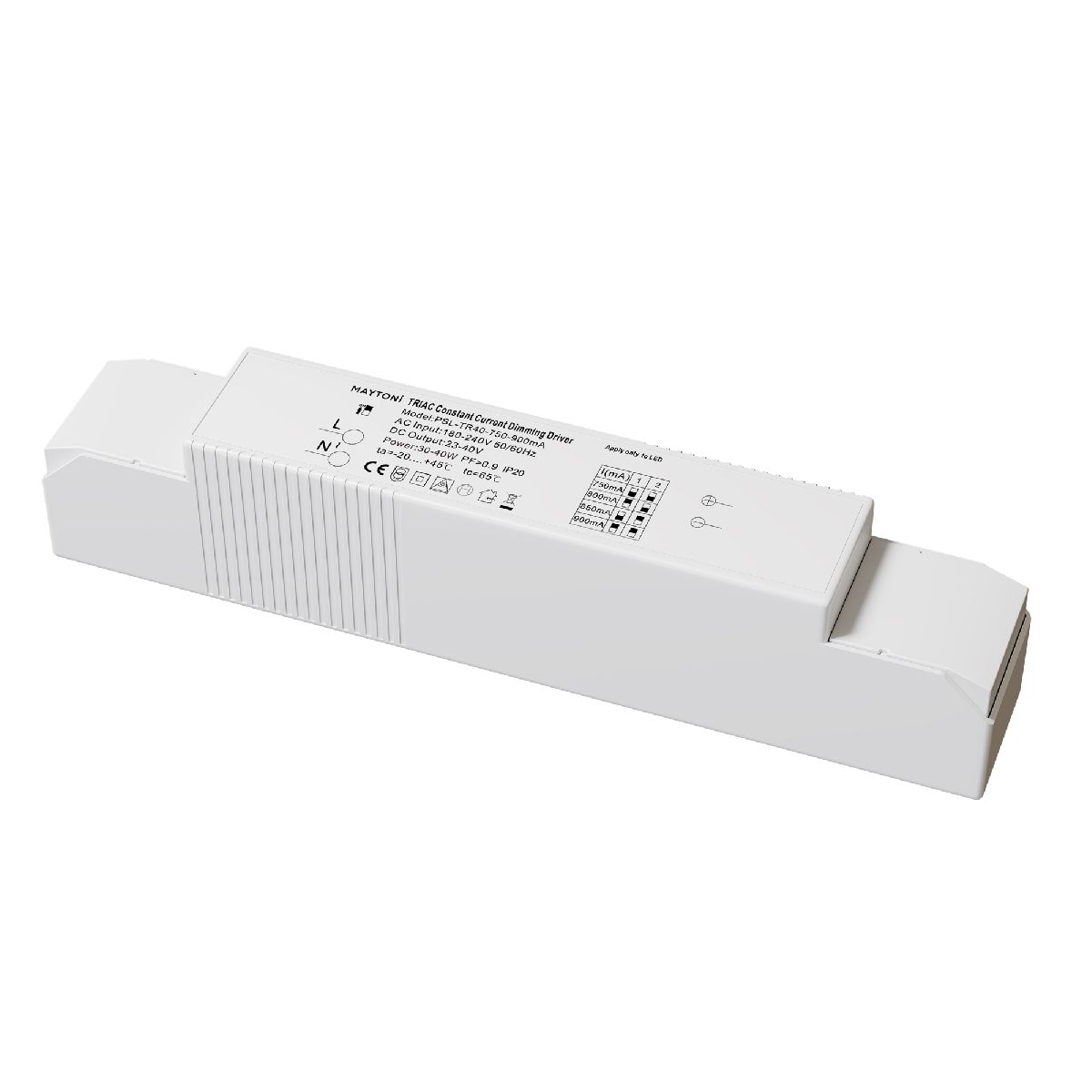 Блок питания Maytoni 30-40Вт DC23-40В IP20 Triac PSL-TR40-750-900mA в Санкт-Петербурге