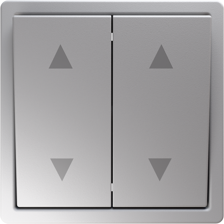 Выключатель управления жалюзи двухклавишный Jasmart FD 10А/250В, soft touch белый матовый FD3028PWM в #REGION_NAME_DECLINE_PP#