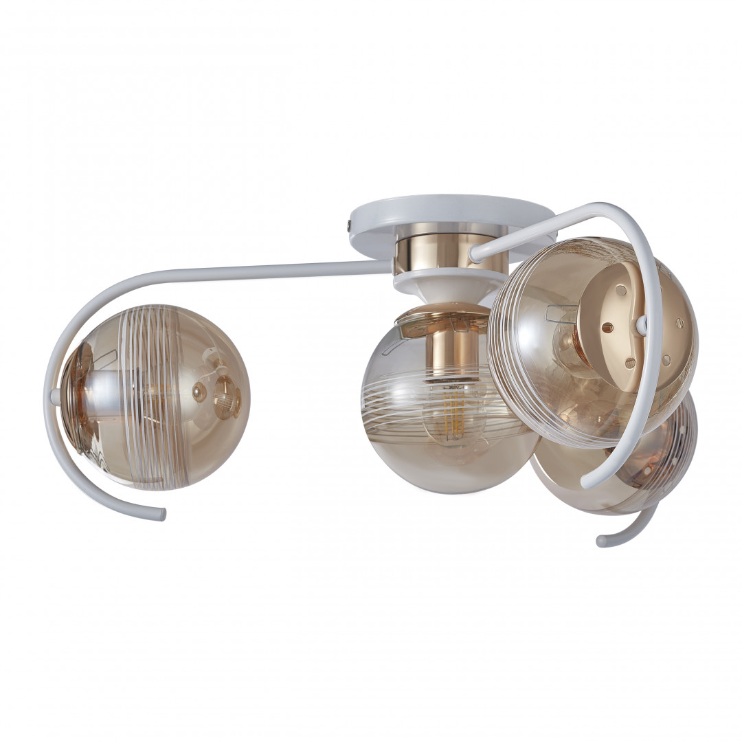 Потолочная люстра Arte Milano Amalfi 326208/3+1 WH+FG в #REGION_NAME_DECLINE_PP#