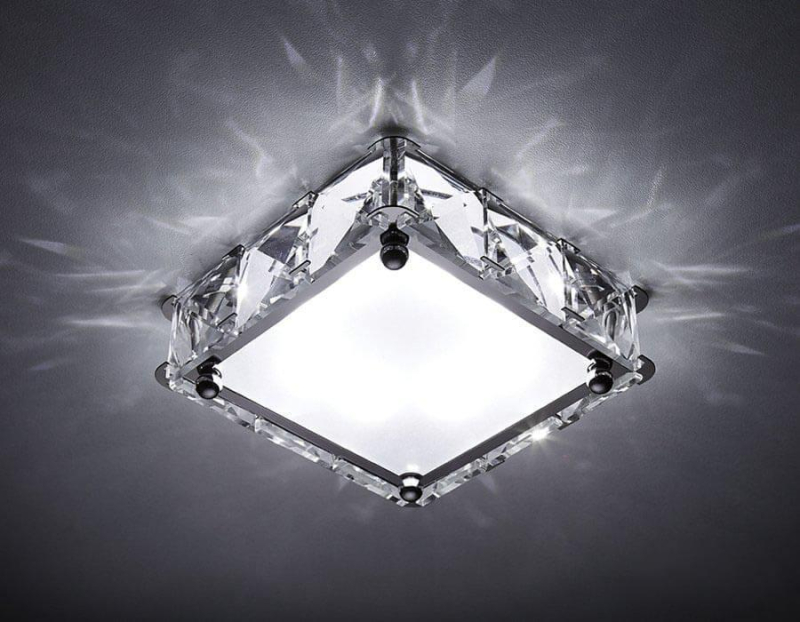 Встраиваемый светодиодный светильник Ambrella Light Led S50 CH/W 4W 4200K LED в Санкт-Петербурге