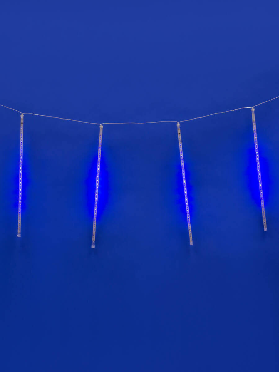 Уличная светодиодная гирлянда (11123) Uniel занавес Падающие звезды 220V синий ULD-E2405-240/DTK BLUE IP44 METEOR в Санкт-Петербурге