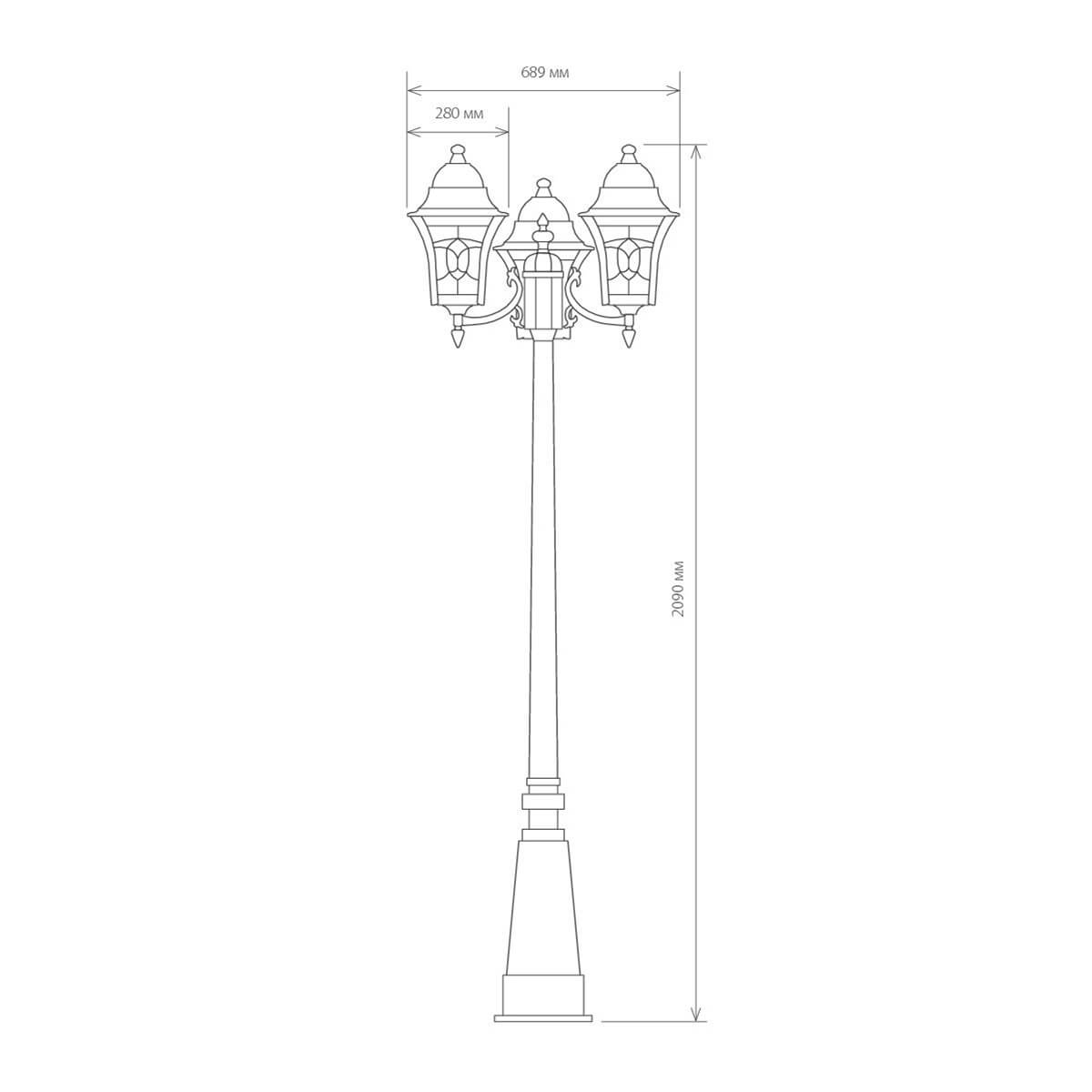 Садово-парковый светильник Elektrostandard Altair 4690389012204 в Санкт-Петербурге