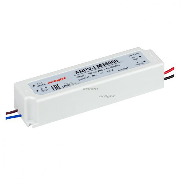 Блок питания Arlight ARPV-LV36060-A (36V, 1.7A, 60W) 019009 в Санкт-Петербурге