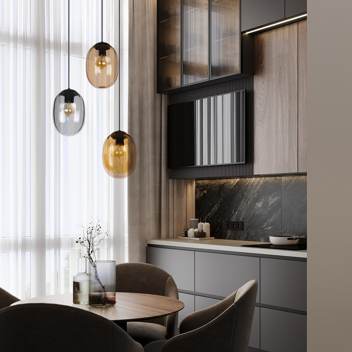 Подвесной светильник Loft IT Bubble 10427 Smoke в Санкт-Петербурге
