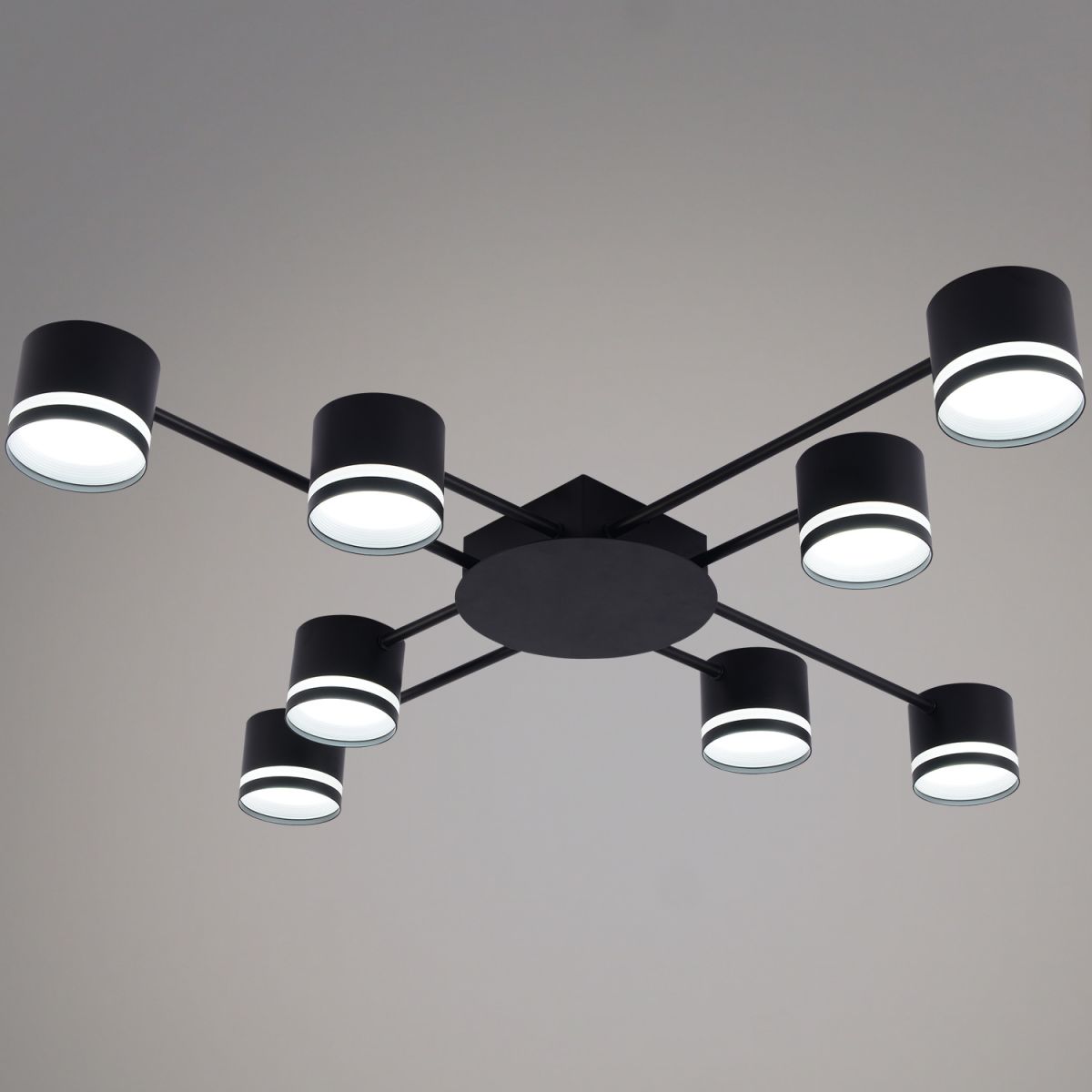 Потолочная люстра Reluce 56730-0.3-08 GX53 BK в #REGION_NAME_DECLINE_PP#