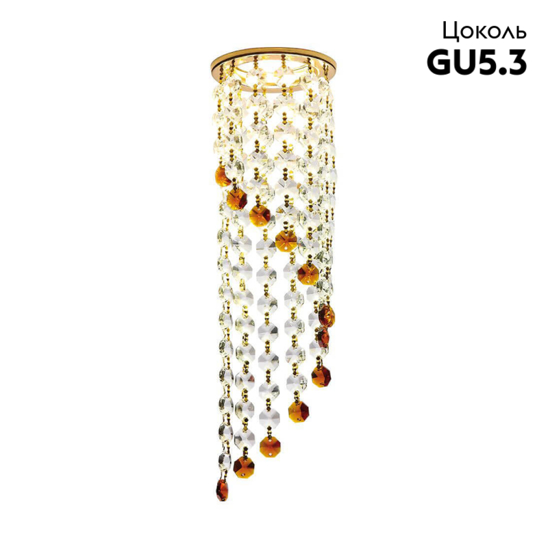 Встраиваемый светильник Ambrella Light K3440 CL/BR/G в Санкт-Петербурге