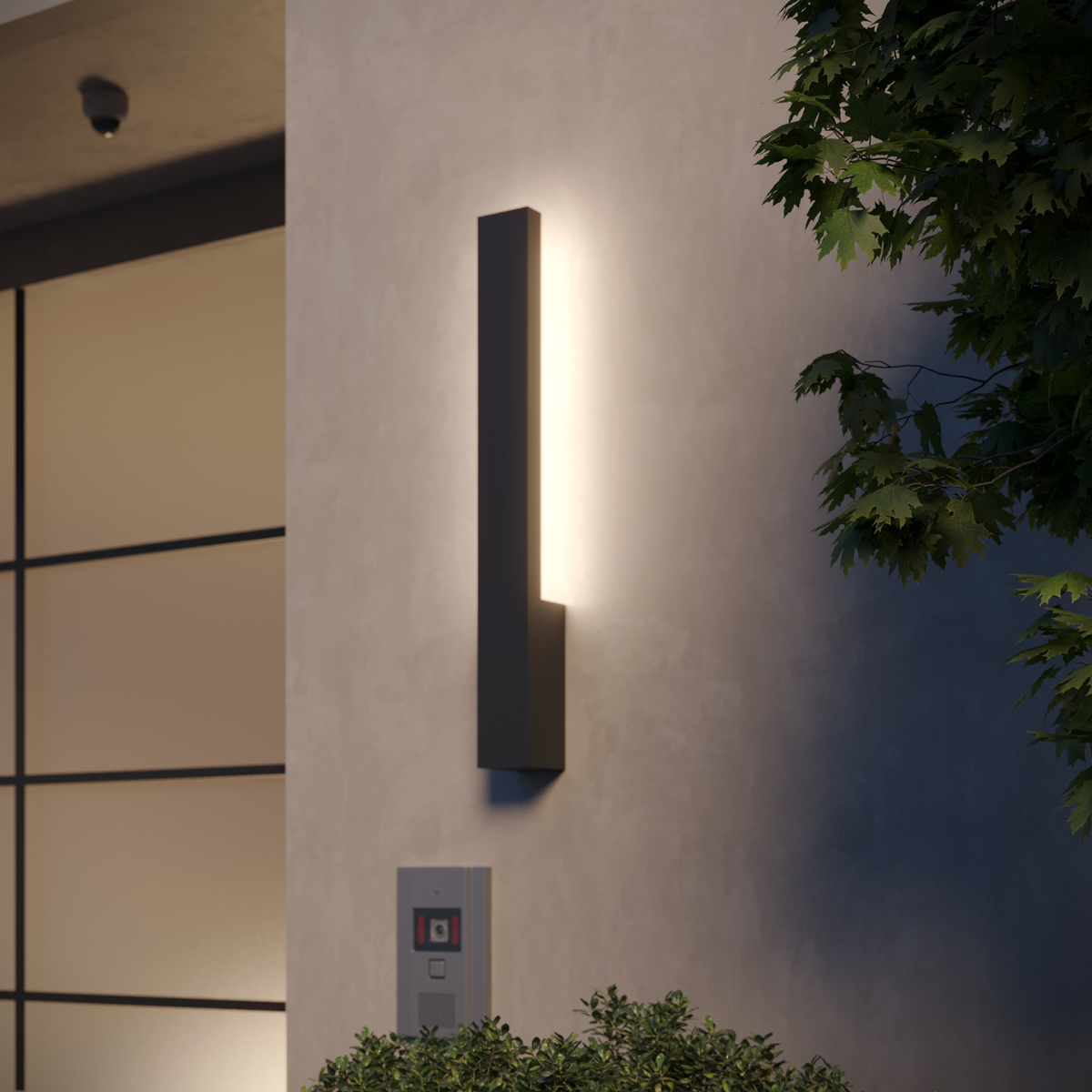 Уличный настенный светильник с переключателем цв. температуры Novotech Street Asa 359983 в Санкт-Петербурге