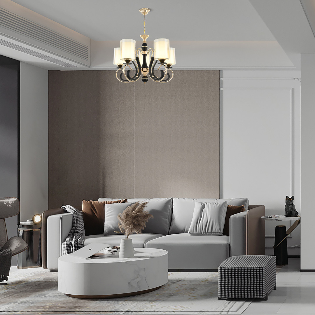 Подвесная люстра Arte Milano Florentia 302237/5 Bk/Gd УЦ в Санкт-Петербурге