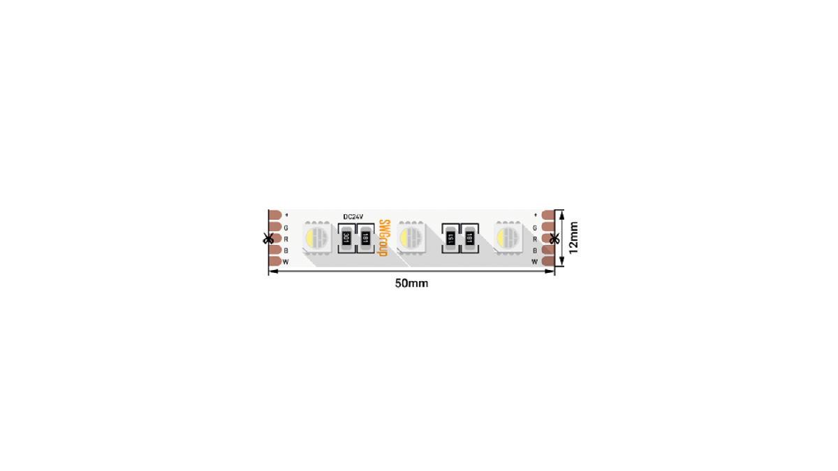 Светодиодная лента SWG Standard SWG560-24-19.2-RGB+NW-M 018657 в Санкт-Петербурге