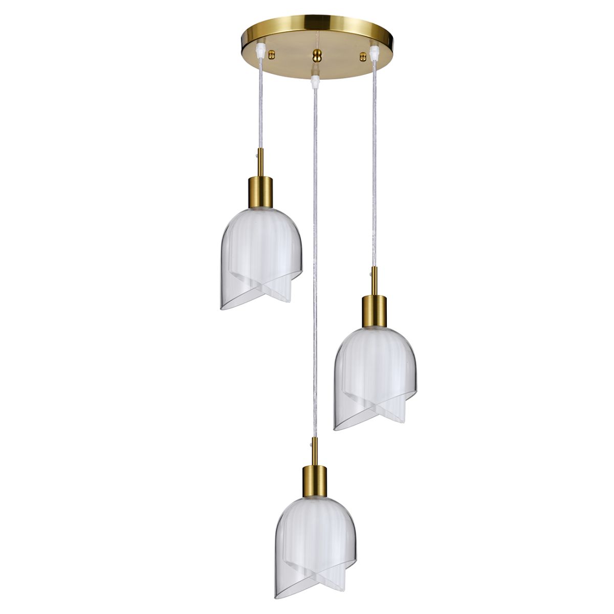 Подвесной светильник Indigo Rintocco 11074/3P Brass V000615 в Санкт-Петербурге