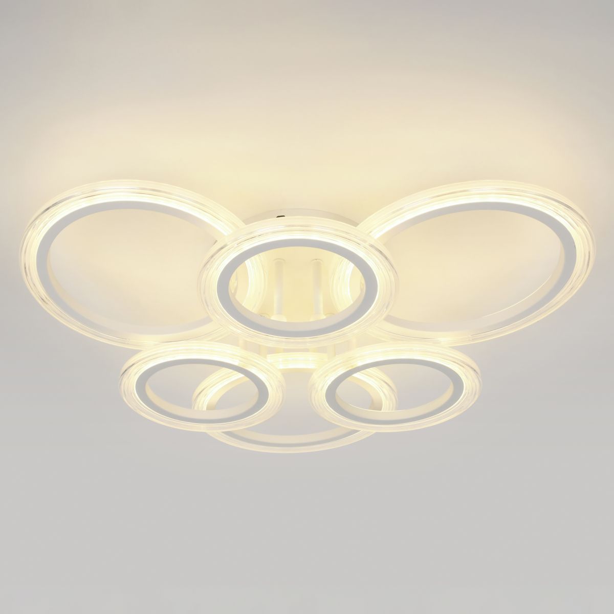 Потолочный светильник Эра Модерн Ring CLL-1-90W 3K-6,5K RC WH в Санкт-Петербурге