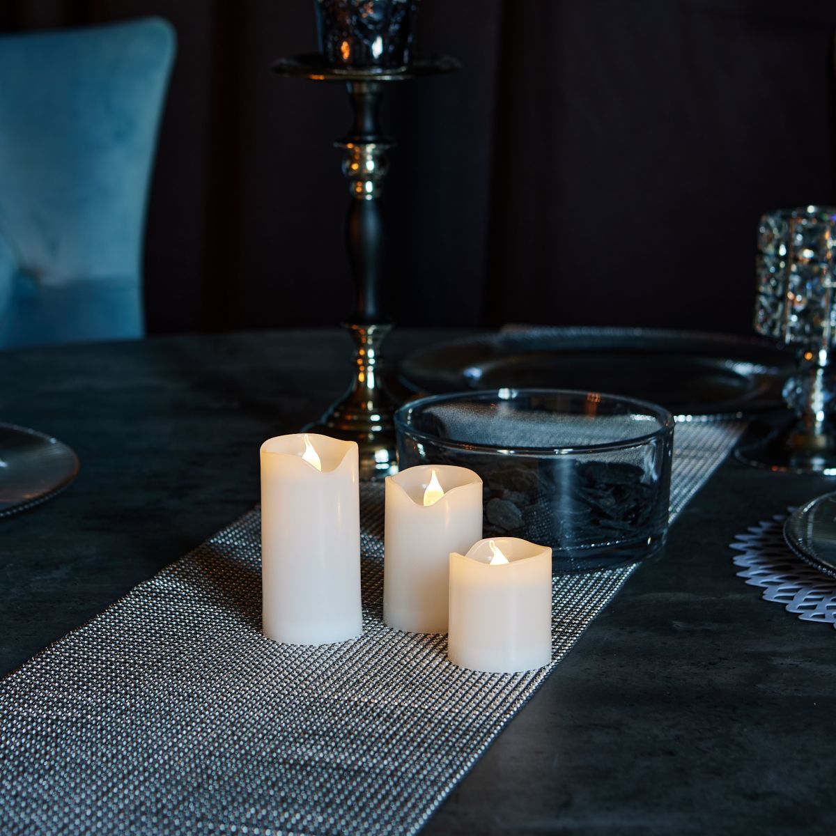 Набор свечей светодиодных Uniel ULD-F060 WARM WHITE CANDLE SET3 UL-00008593 в Санкт-Петербурге