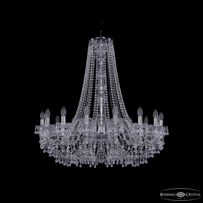 Подвесная люстра Bohemia Ivele Crystal 1410/16/360/h-95 Ni V0300 в Санкт-Петербурге