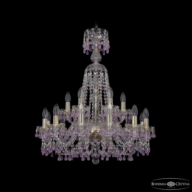 Подвесная люстра Bohemia Ivele Crystal 1410/12+6/240/XL-80 G V7010 в Санкт-Петербурге