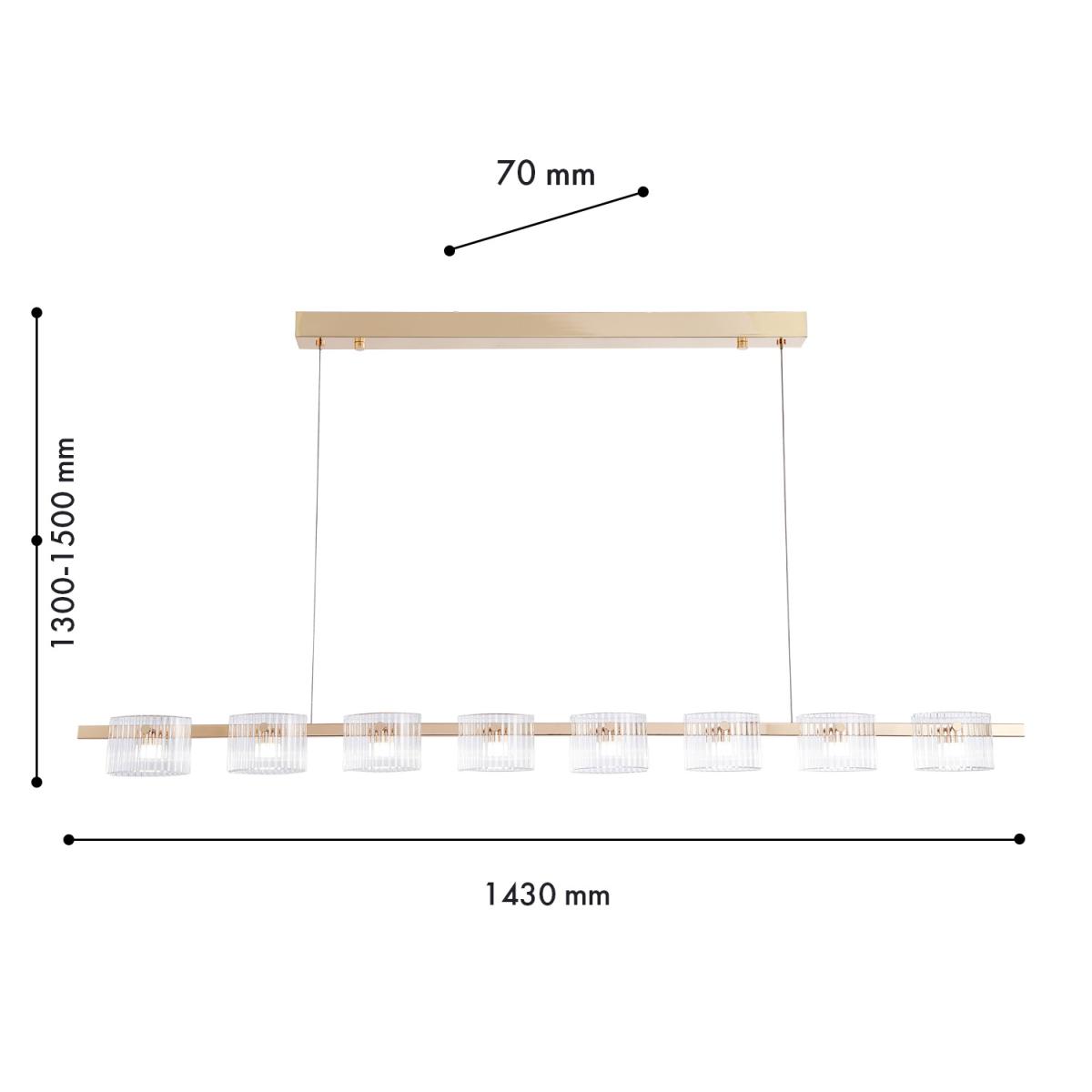 Подвесная люстра Favourite Ori 4248-8P в Санкт-Петербурге