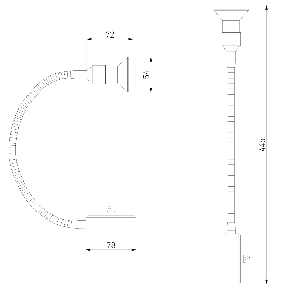 Подсветка для картин Elektrostandard Plica 1215 MR16 сатинированный никель/хром 4690389012099 в Санкт-Петербурге