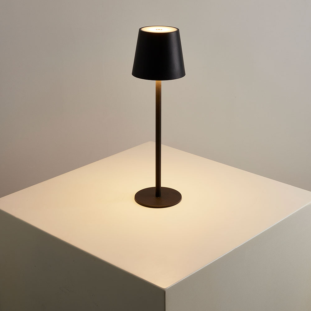 Уличный настольный светильник Arte Lamp Fuyue A1614LT-1BK в Санкт-Петербурге