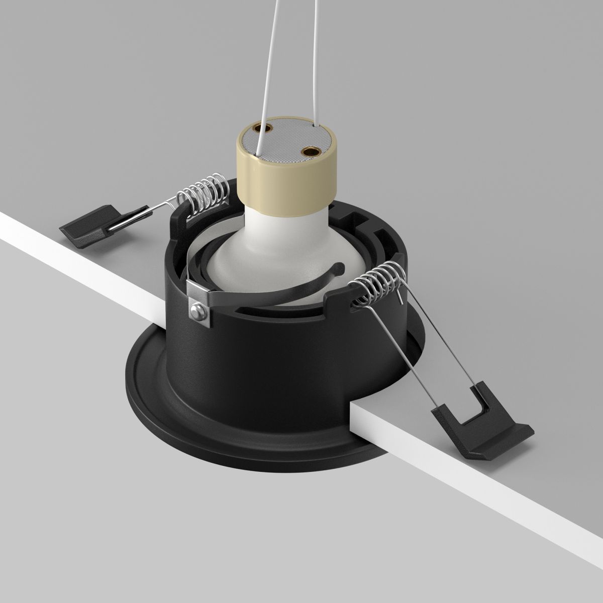 Встраиваемый светильник Maytoni Technical Slim DL027-GU10-B в #REGION_NAME_DECLINE_PP#