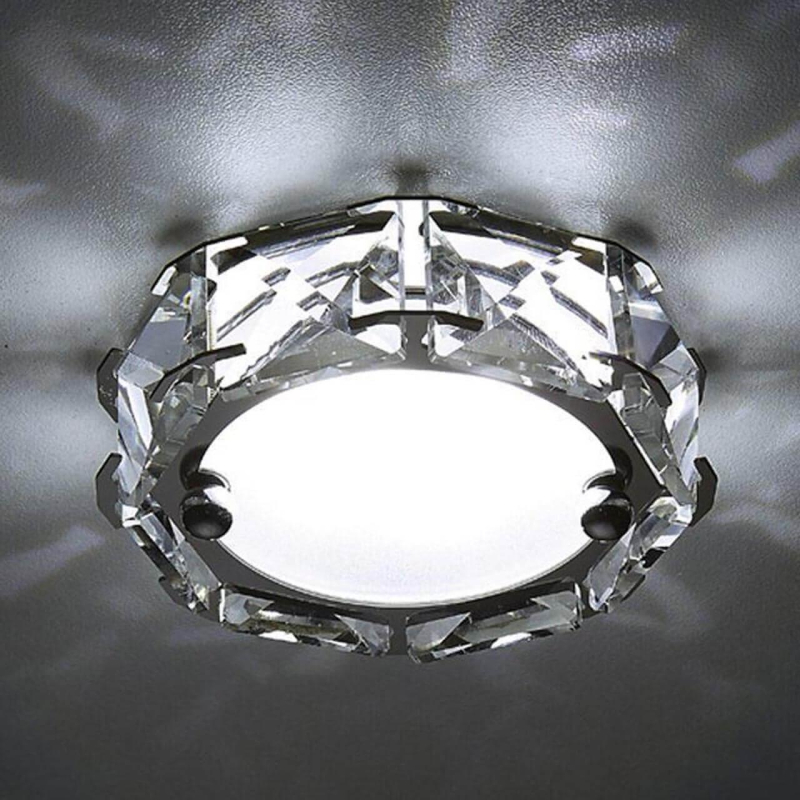 Встраиваемый светодиодный светильник Ambrella Light Led S40 CH/W 4W 4200K Led в Санкт-Петербурге