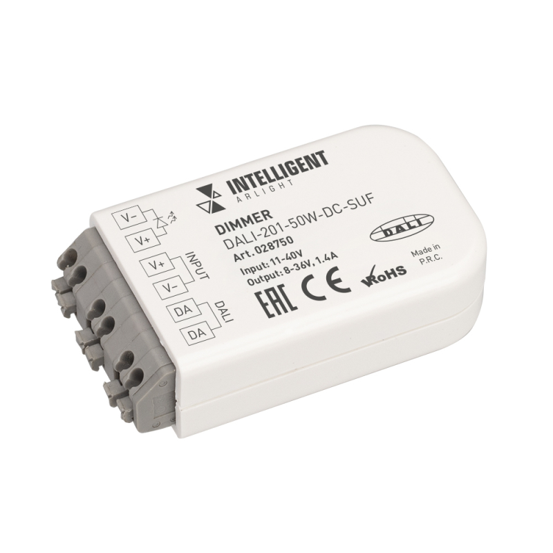 Диммер Arlight DALI-201-50W-DC-SUF (11-50V DC, 1400mА) 028750 в Санкт-Петербурге
