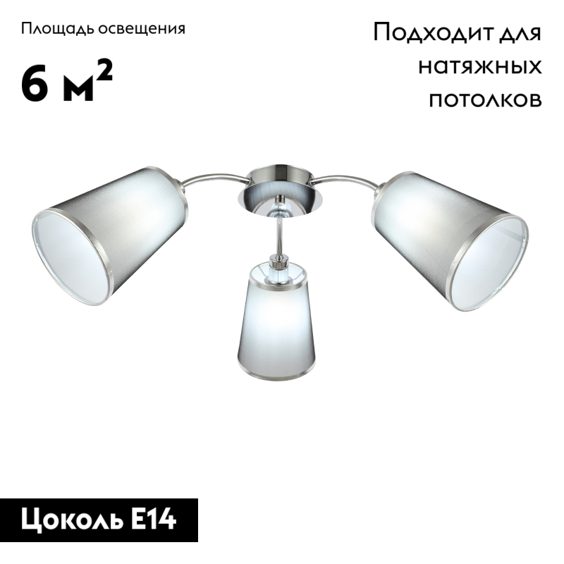 Потолочная люстра EVOLUCE MALEONTE SLE103002-03 в Санкт-Петербурге