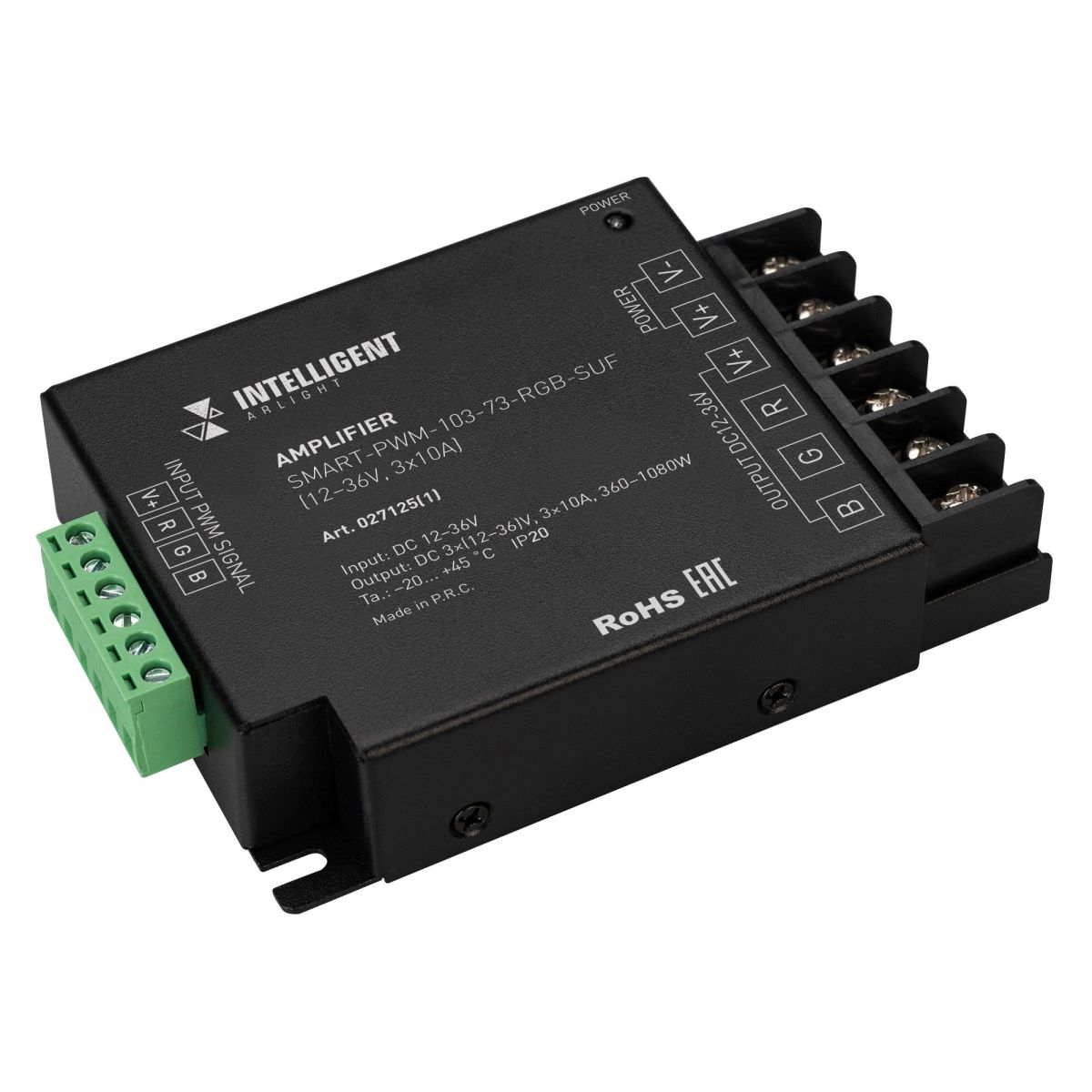 Усилитель Arlight SMART-PWM-103-73-RGB-SUF Black (12-36V, 3x10A) 027125(1) в Санкт-Петербурге