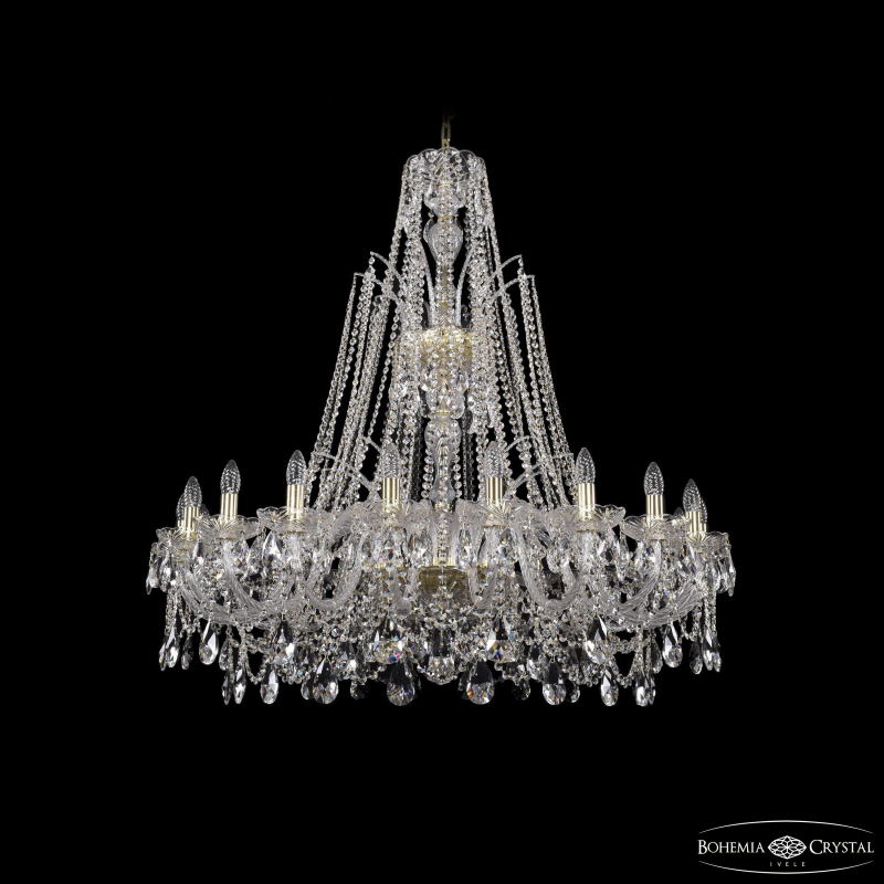 Подвесная люстра Bohemia Ivele Crystal 1411/20/400/XL-120 G в Санкт-Петербурге