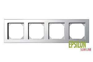 Рамка четырехместная Liregus Epsilon 28-1904