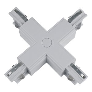Коннектор Uniel UBX-A41 SILVER 1 POLYBAG