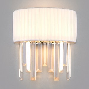 Бра Eurosvet 10106/2 хром/прозрачный хрусталь Strotskis