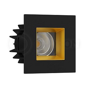 Влагозащищенный светильник LeDron FAST TOP SQ MINI BLACK/GOLD 00000013720