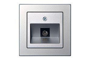 Розетка телевизионная (TV) F-разъем Liregus Epsilon 28-182