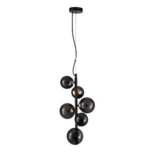 Подвесная люстра Indigo Molecola 11018/6P Black V000197