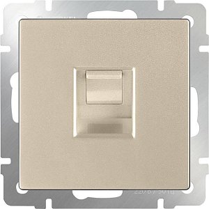 Розетка Werkel Ethernet RJ-45 шампань WL11-RJ-45 4690389124532