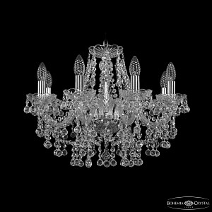 Подвесная люстра Bohemia Ivele Crystal 1409/8/195 Ni