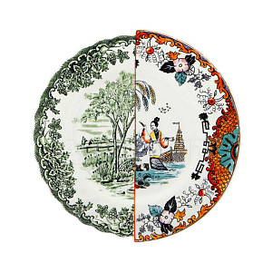 Тарелка фарфоровая Seletti Hybrid Ipazia 09722