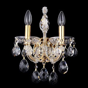 Бра Crystal Lux Isabel AP2 Gold/Transparent
