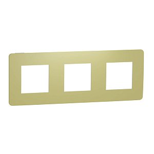 Рамка 3-постовая Schneider Electric Unica New NU280611