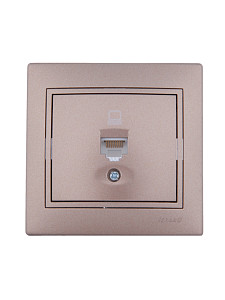 Розетка компьютерная Lezard Mira 701-3131-139