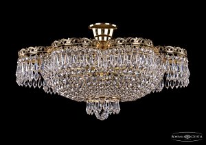 Люстра на штанге Bohemia Ivele Crystal 19301/55JB G