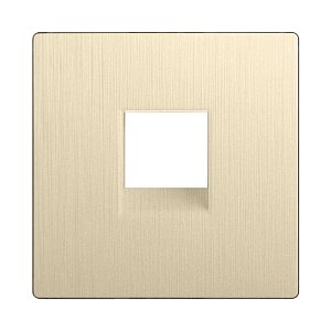 Накладка для телефонной розетки RJ11 Werkel шампань рифленый WL10-RJ-11-CP 4690389128509