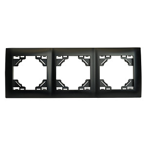 Рамка трехместная Stekker PFR00-9013-03 Эрна Элегант 49663
